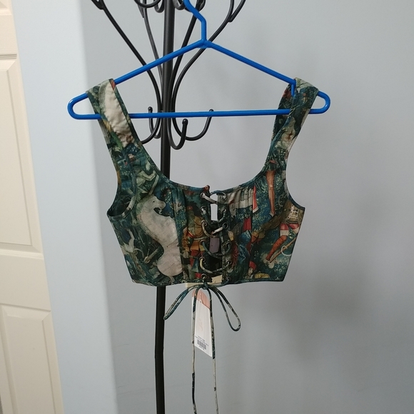 Selkie The Unicorn Defends Himself Soft Corset - XS / NWT - Picture 7 of 11